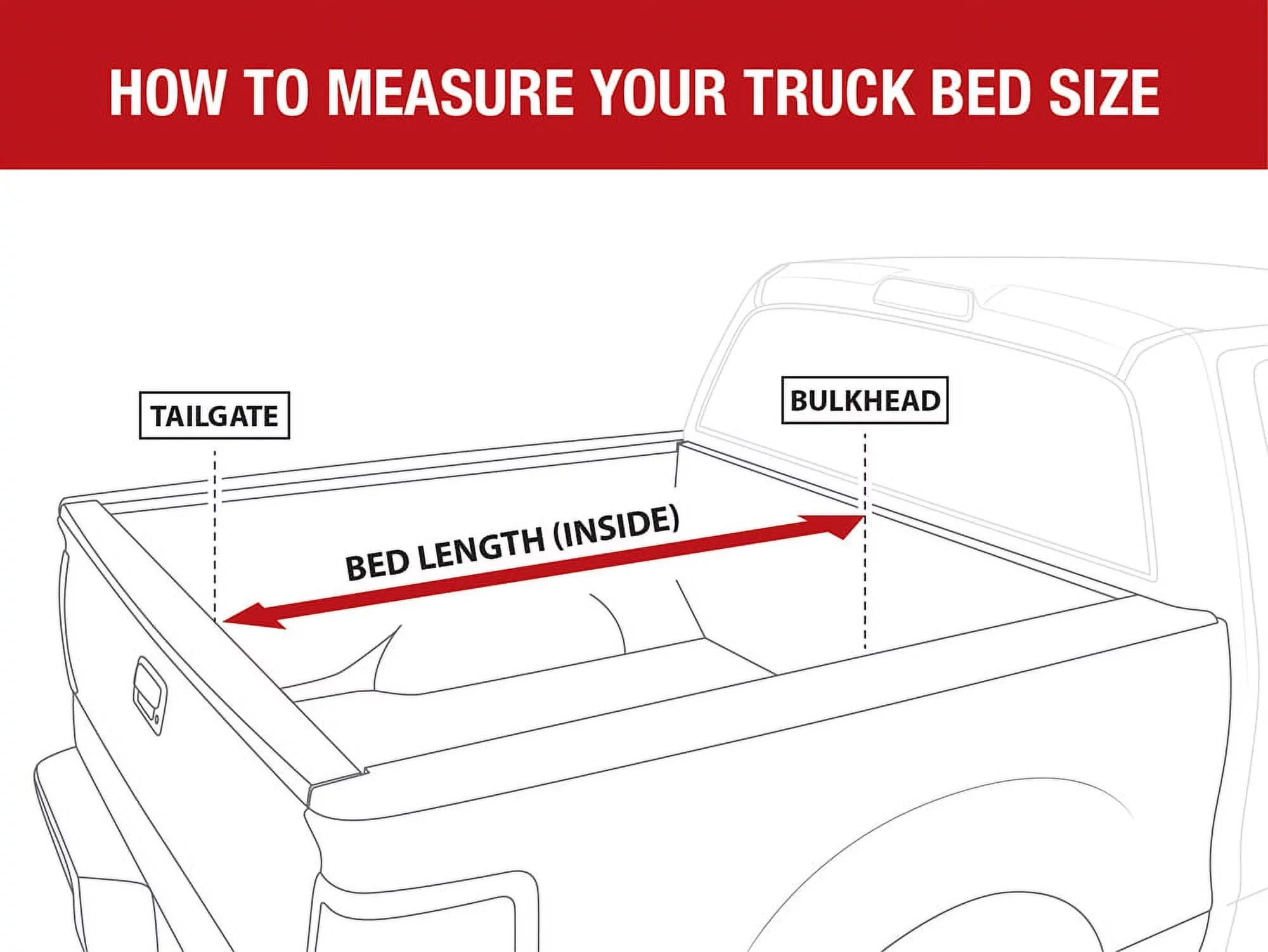 | MaxMate 5'4" Compatible Tri-fold Soft with Bed TCH371065 Tonneau Truck | Cover Ridgeline Honda 2017-2024 Bed (64")