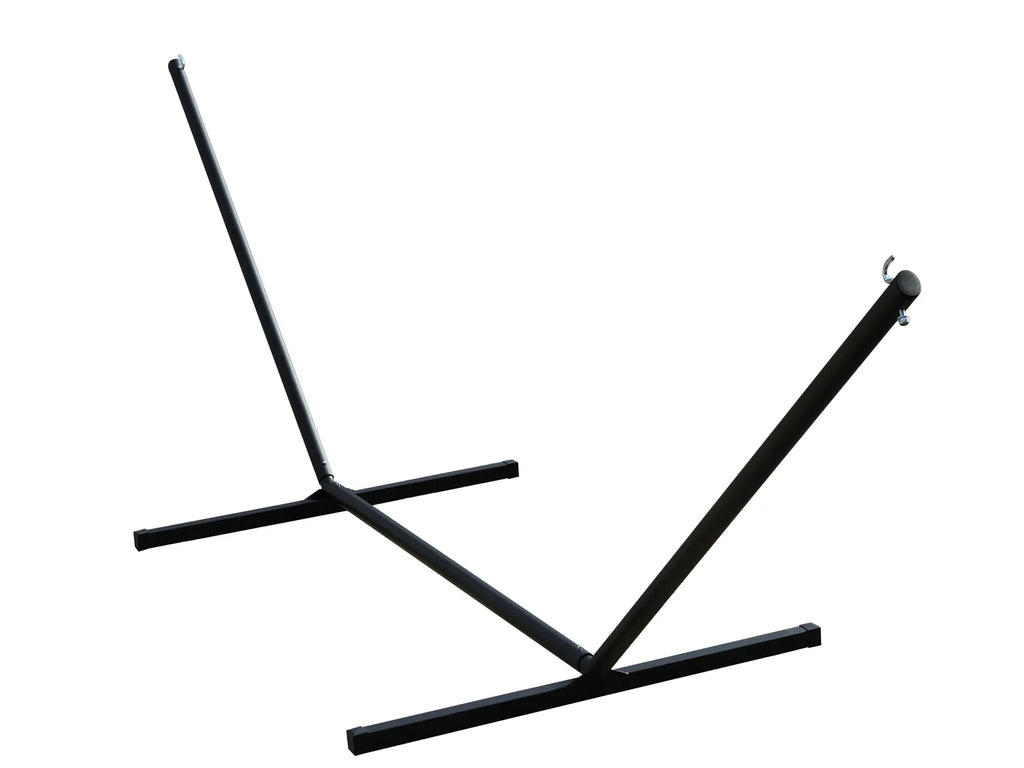 Black 3-Beam Hamptons Stand Hardware Collection 180” With Steel Hammock The
