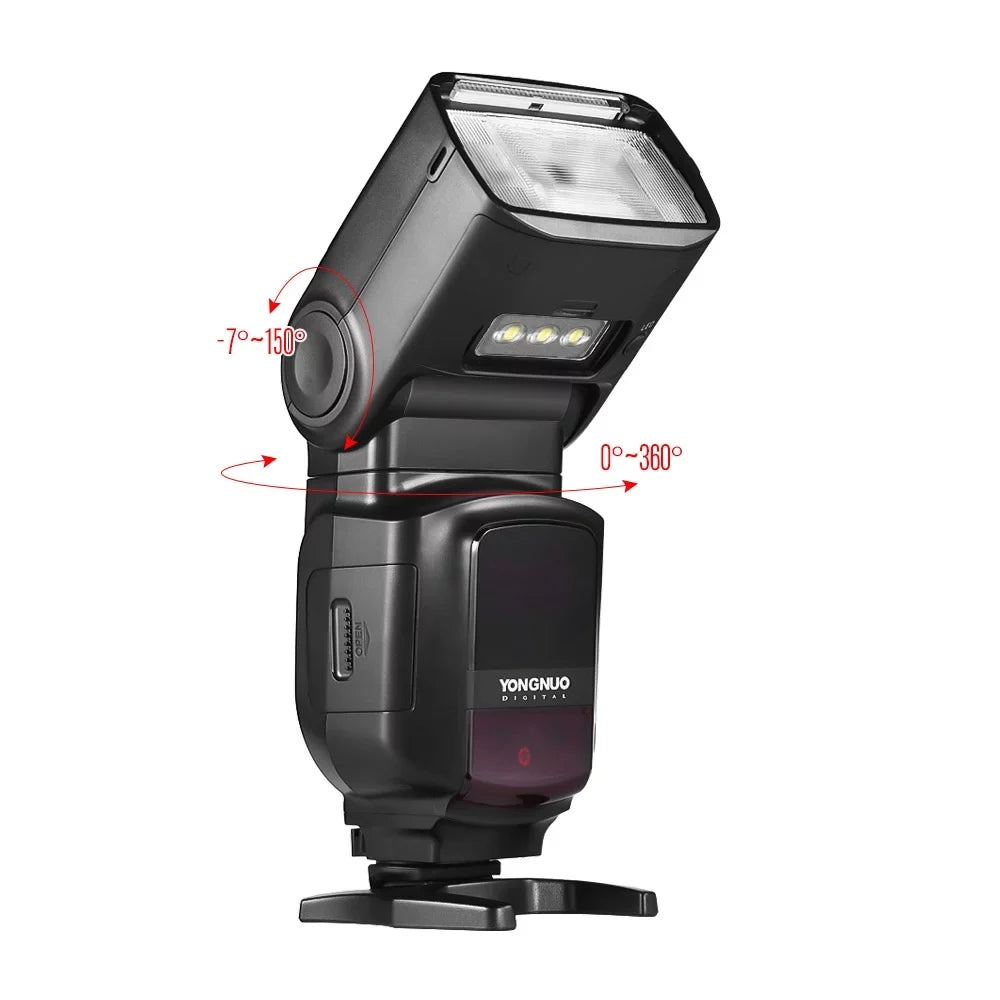 Wireless for LED Wireless System DSLR 5600K Compatible - YN968N YONGNUO Cameras, 1/8000s with HSS Nikon Built-in Speedlite II Flash with YN560 YN622N Light TTL