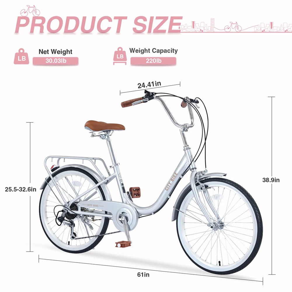 Bike Shifter Yone 8+Years, Kids Aluminium Ages jx Bicycle for Inch Alloy je derailleur,Silver Frame,7-speed and Girls 22