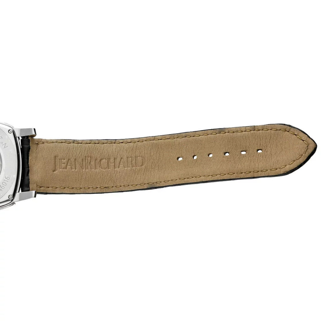 Screen Steel Moonphase 46016 Richard Automatic Men's TV Watch Leather Jean XL