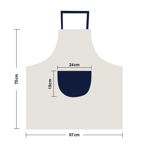 Cotton Pinafore Opera Sydney Bridge Apron Bib Kitchen and Adjustable Pocket House BBQ Linen Australia