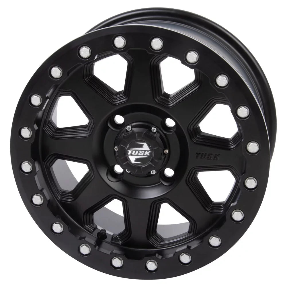 '+ Pro 2.0 Defender Beadlock 5.0 HD10 Matte Uinta 4/137 14x7 Tusk Can-Am Black Limited For 2021-2022 Wheel