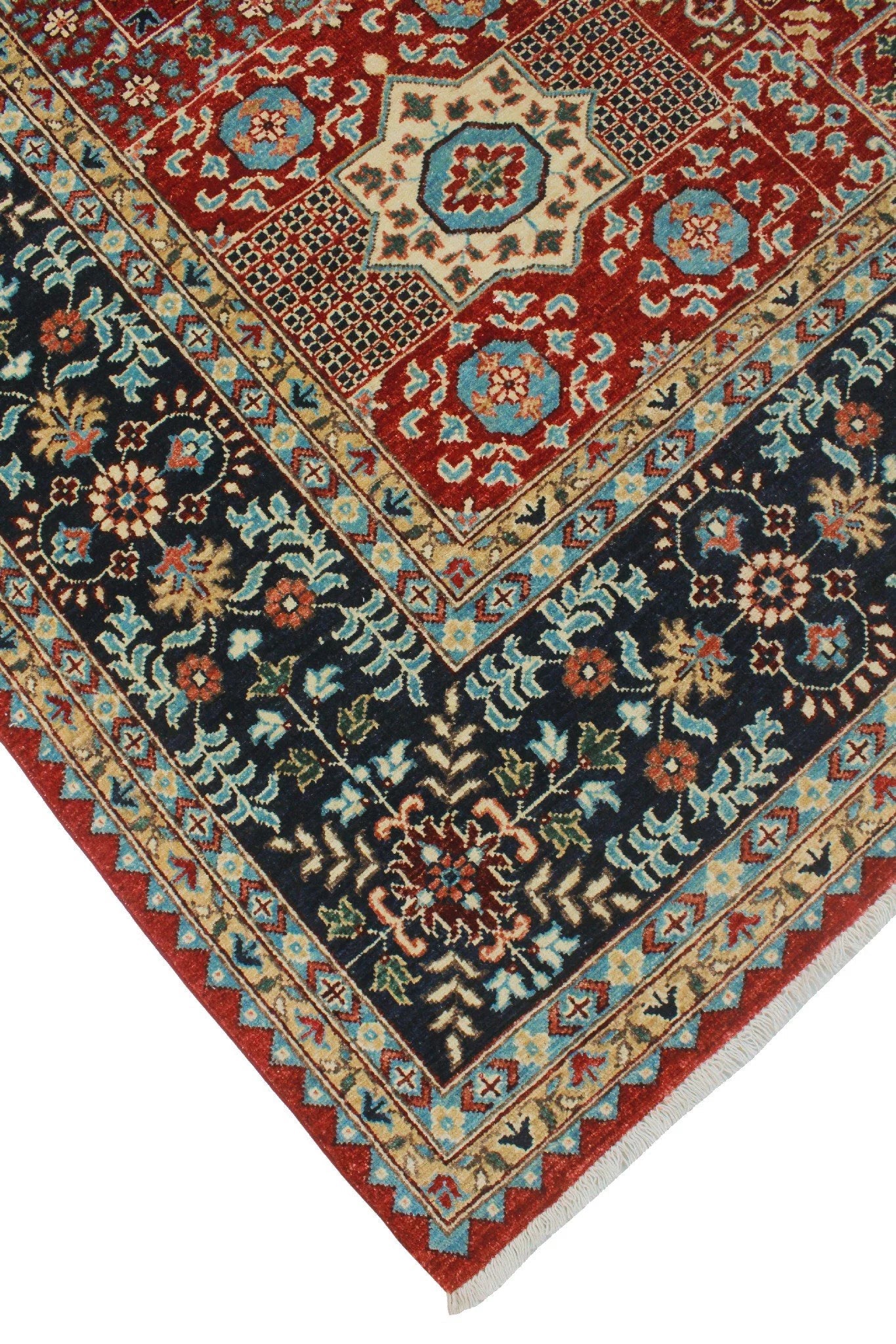 Red/Blue Aria Mervin x 11'11" 8'10" Rug,