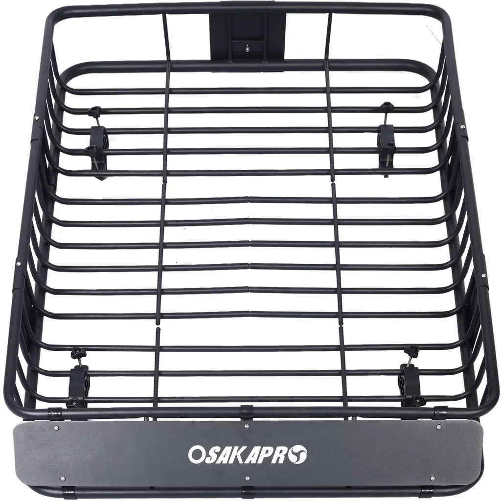 64black Roof Roof RackTop Carrier Cargo Rack steel BasketMotoring Rooftop Mount