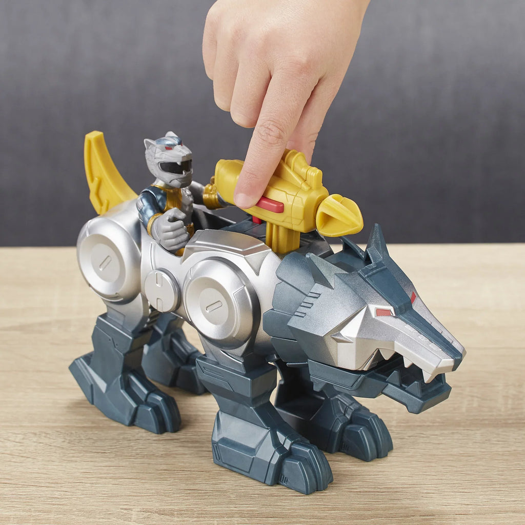 Wolf Rangers Ranger Power Silver Playskool Heroes Zord 2-Pack and Figures
