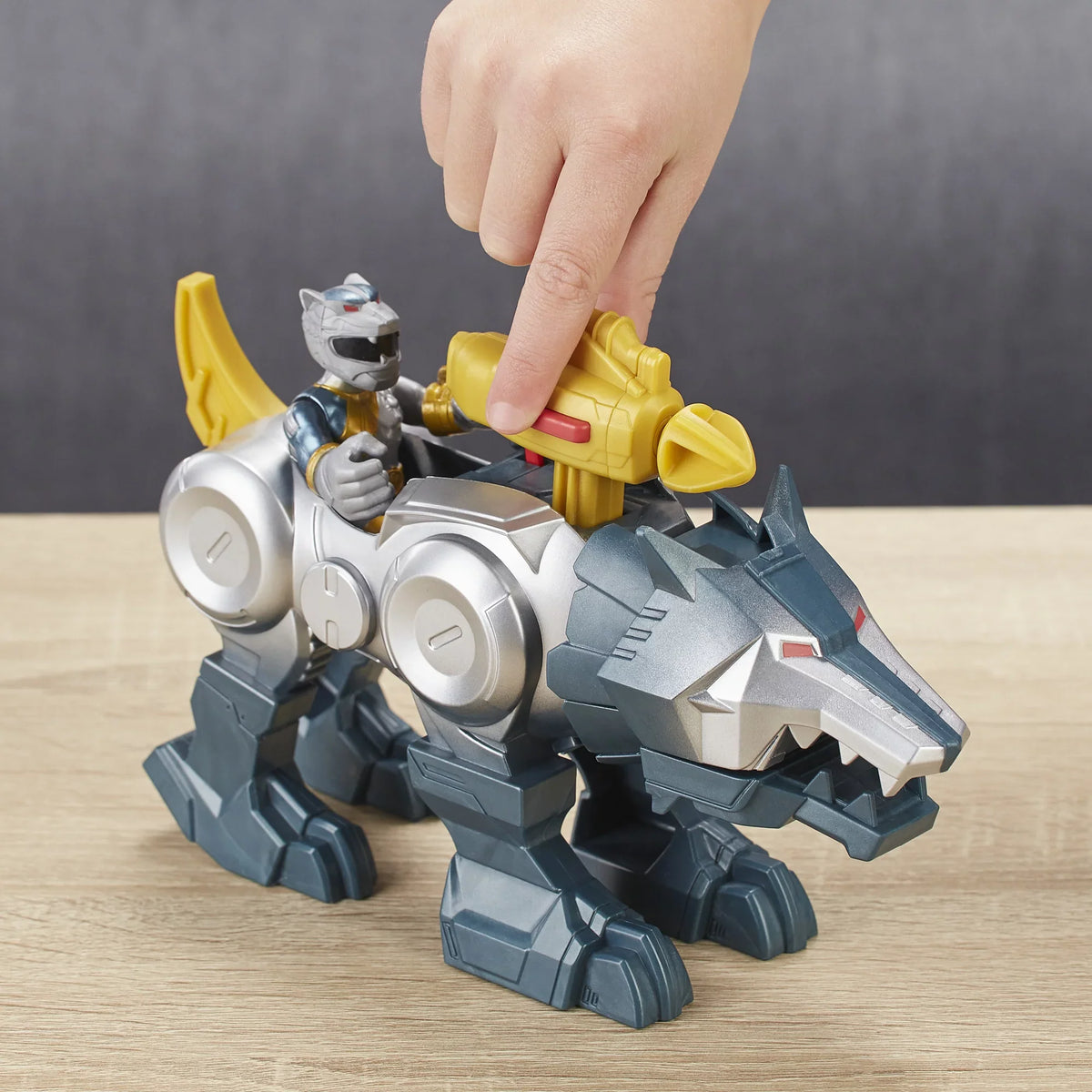 Wolf Rangers Ranger Power Silver Playskool Heroes Zord 2-Pack and Figures