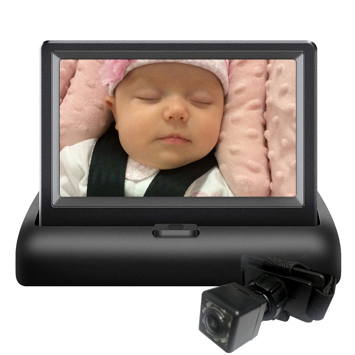 Car Radirus Rear Facing View Crystal Baby Camera, Vision, Infrared Clear Monitor with Seat Ideal for Night