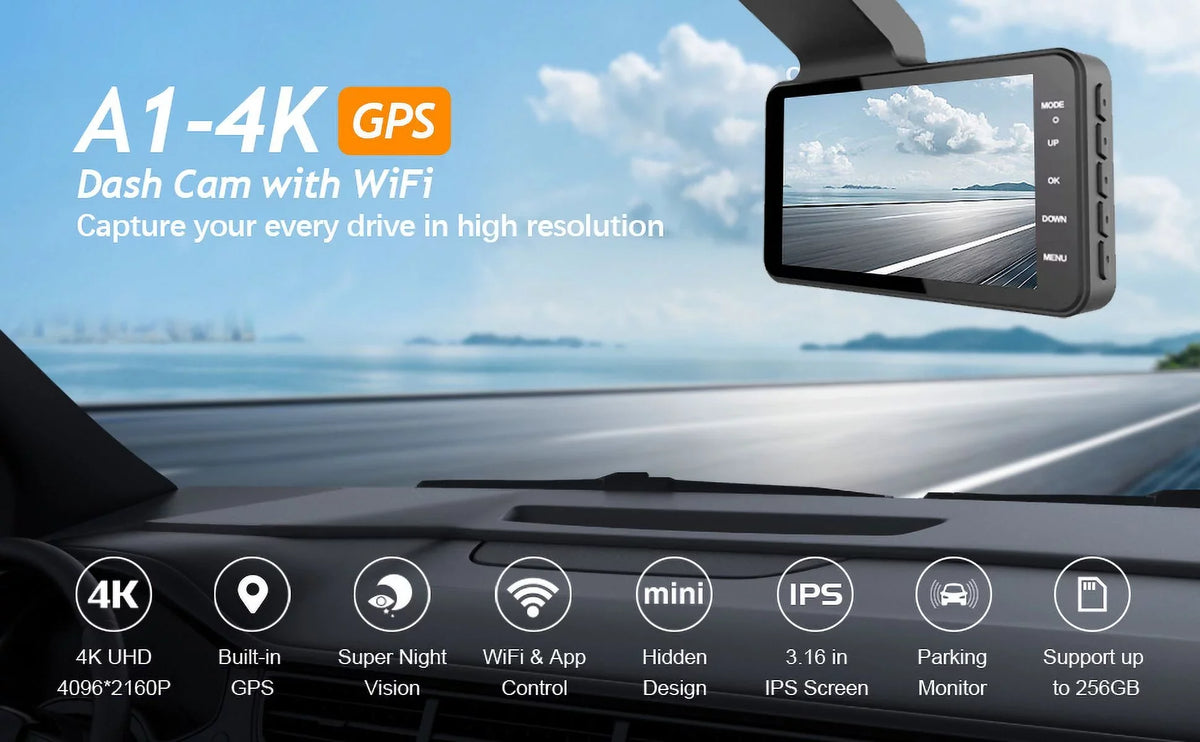 dash vision camera and inch installation New free HD dual recorder lens driving wholesale night 4 rear front