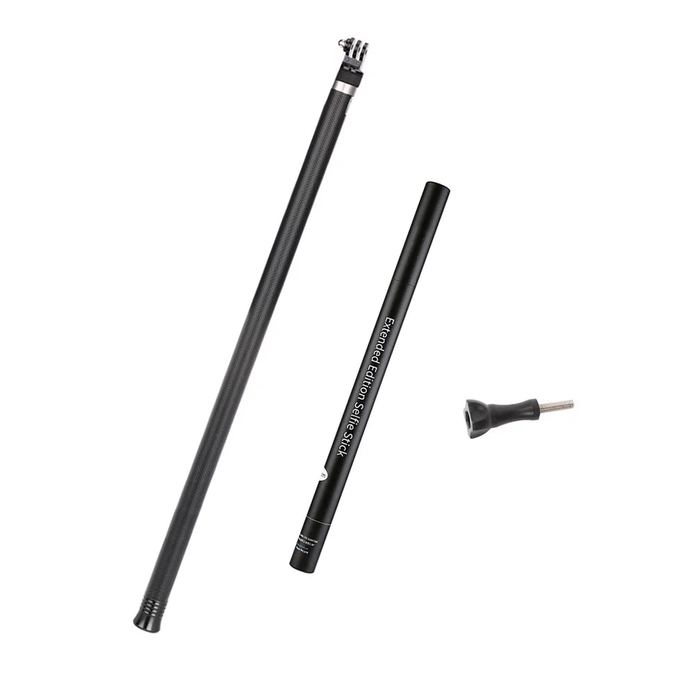 One Handheld Fiber OSMO Extendable Lightweight Hero 10/9/8/7/6/Hero R Action Ultra C Monopod 5 Black(2018) Stick Replacement Carbon Long Replacement GoPro Inch for Selfie for Pole 2.7M/106