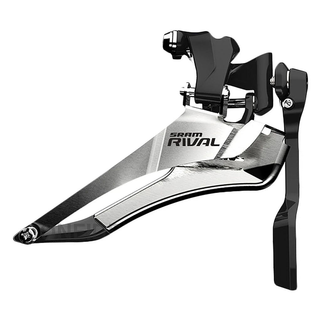 2x11-Speed Front Spotter, SRAM Rival Chain 22 Silver/Black Derailleur Braze-on, with Yaw, -