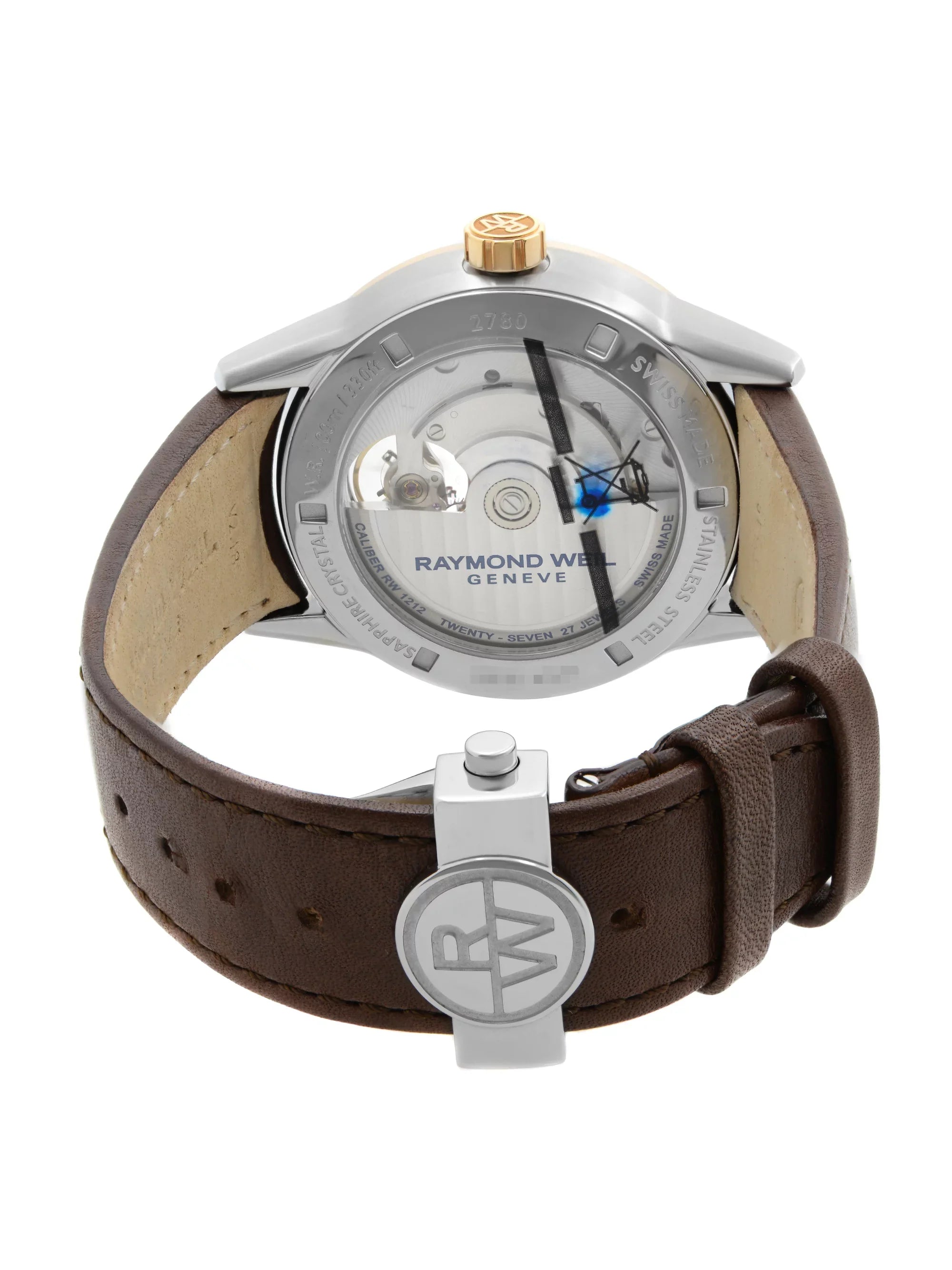 Freelancer Weil Leather Raymond Steel 42.5mm 2780-SC5-20001 Mens Automatic Watch