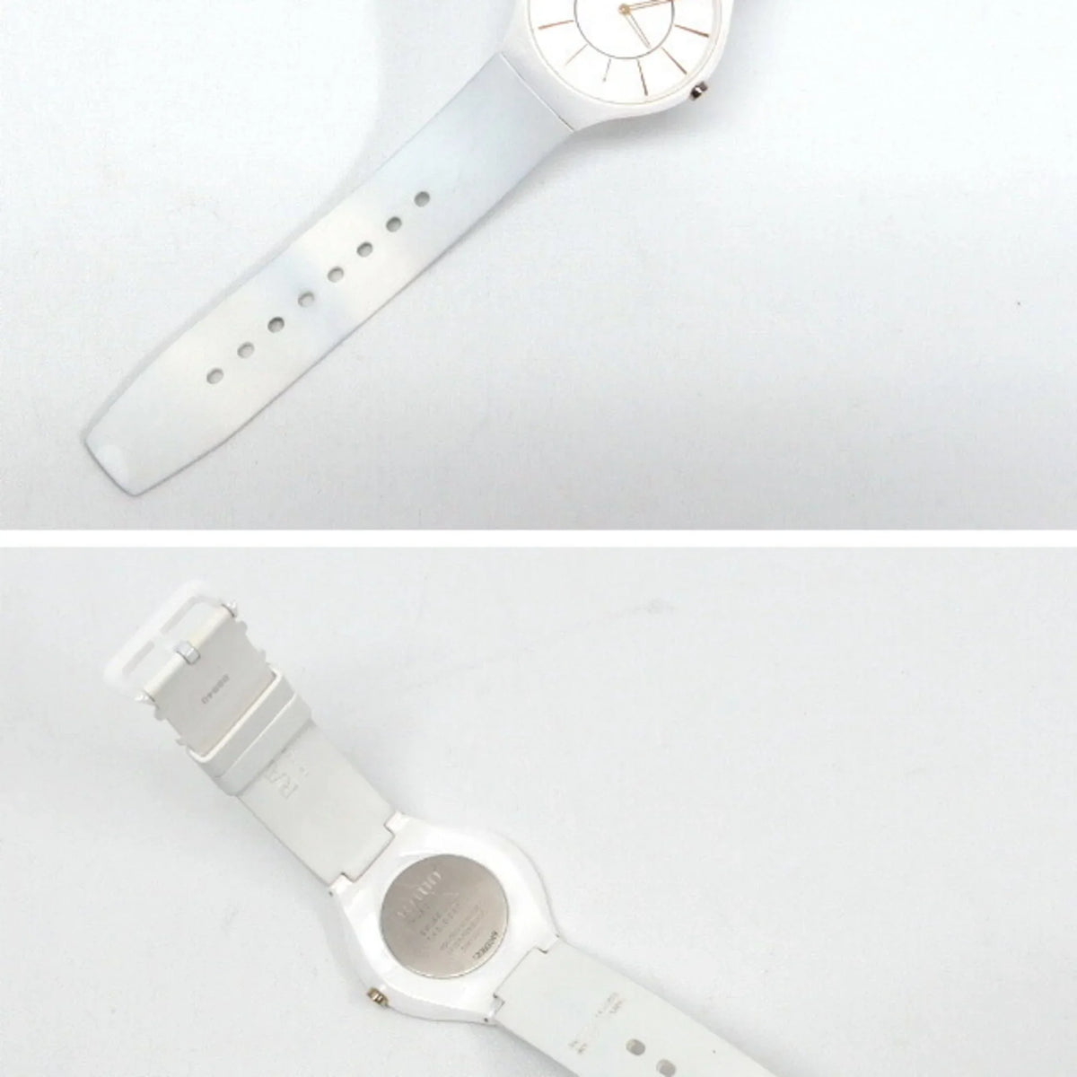 Rado R27957109 White Watch Pre-Owned Thinline Men's True (Good) Quartz