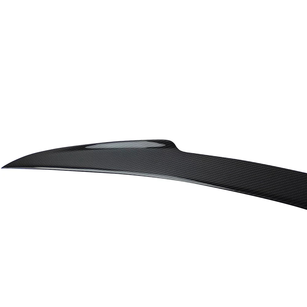 Ikon 2013 Motorsports Model Fiber Wing H with 2012 2015 Compatible Style CF - 2016 Rear Trunk Tesla 2017 2014 Carbon 2018 S Spoiler 12-23