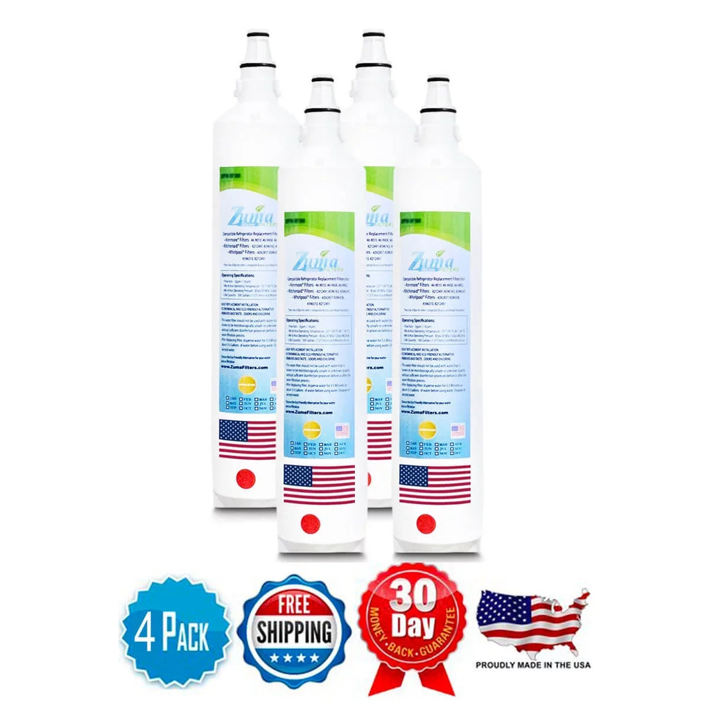 , - , - Model BI36RGSPHRH # Brand Filters Pack with ZUMA Subzero® U.S.A. Made 4 Compatible ZWFZ1-RF750 , Water in