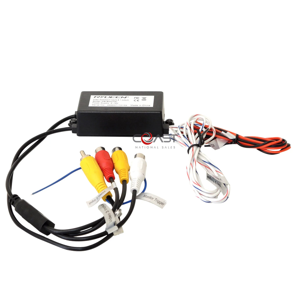 Multimedia Output For CM-Switcher Inputs/1 Video 3 Unit In-Dash Rydeen Switcher
