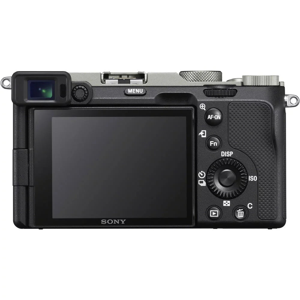 a7C Kit Mirrorless Lens+24mm f/2.8 Lens Sony 28-60mm with Camera (Silver) G +Flash-