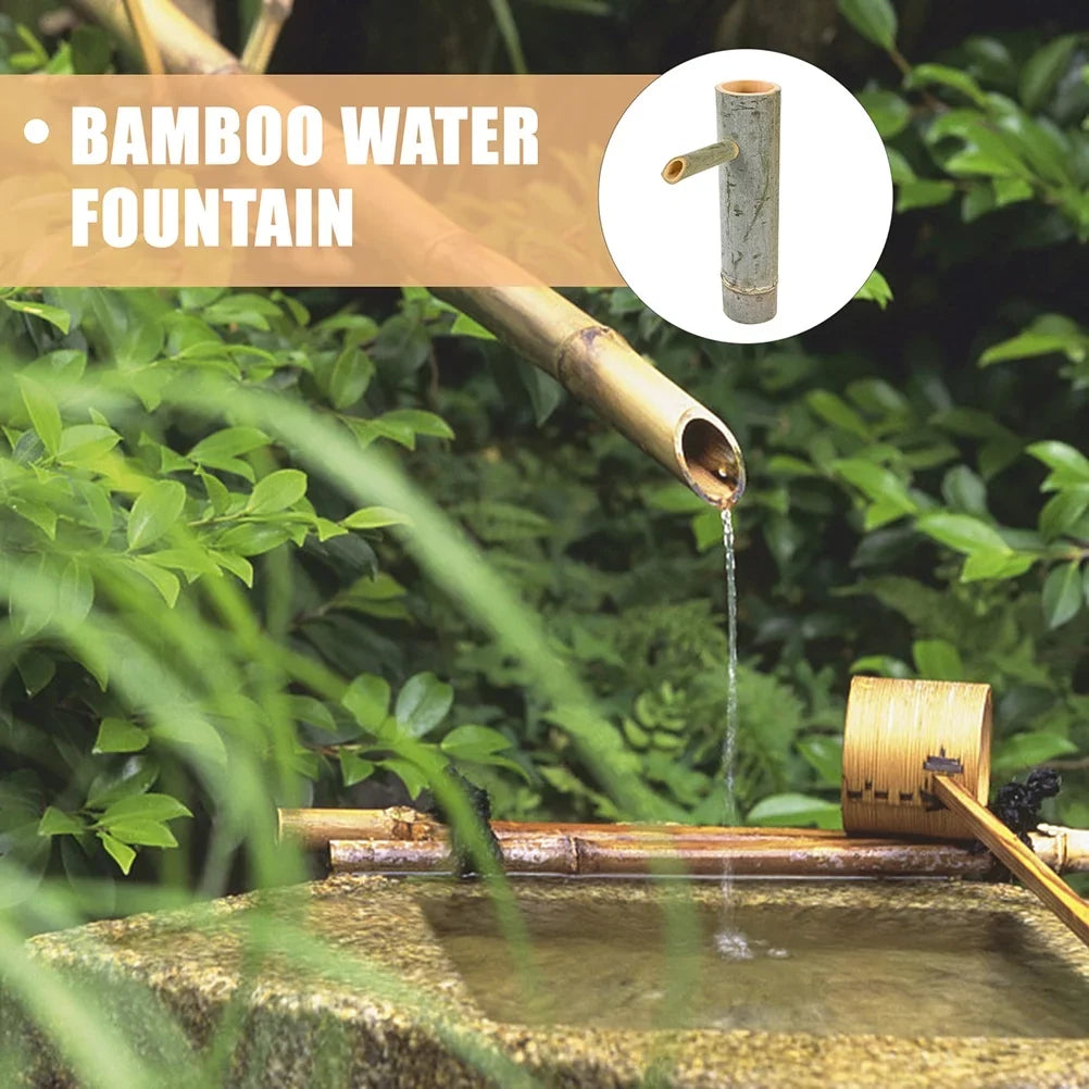 Qumonin Zen Bamboo Home Waterfall Office or for Fountain