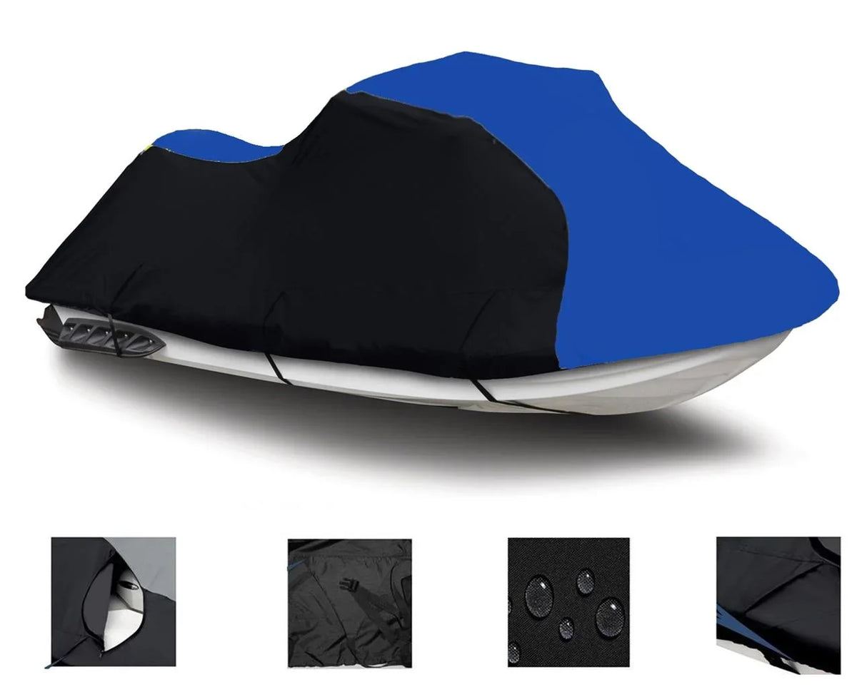 750 for BLUE Compatible Jet 600 Kawasaki 1997 1994 Cover 1996 STX Ski 900 1998 BLACK HEAVY-DUTY, Trailerable / / Cover DENIER 1995