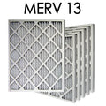 13 Size Actual 11.5x24.5x.75 Filter MERV 12x25x1 Pleated Air - 6PK |
