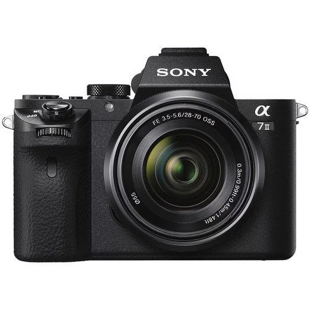 Additional Alpha Bag, , Rode II FE Accessories Mic, Memory Essential Card, Soft OSS 28-70mm Plus Lens 64GB a7 with ILCE7M2K/B Bag, Battery, With Mirrorless Light, Sling LED Sony Camera f/3.5-5.6