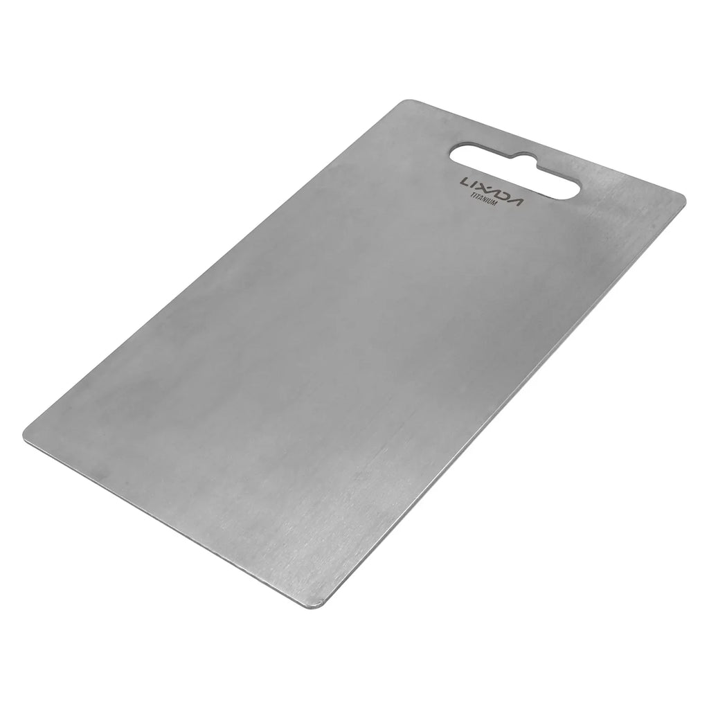 Kitchen Thick Cooking Backpacking Board Home Hiking Cutting Outdoor Lixada 1.8MM Camping for Titanium