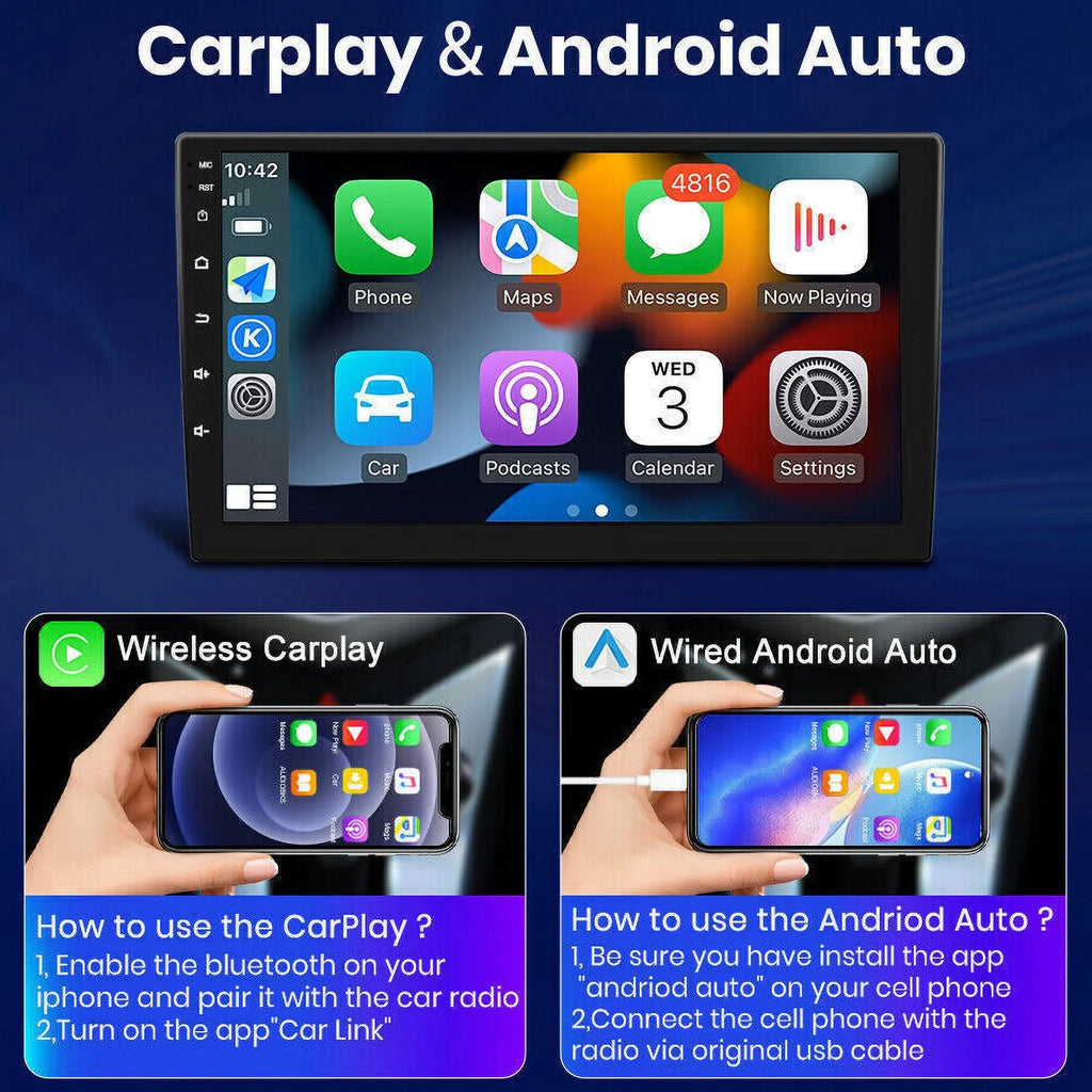 Android Tacoma Stereo 2+32GB IPS 9" 2005-2015 GPS 1280*720 Radio Toyota Car NAVI Fit 13 Carplay BT