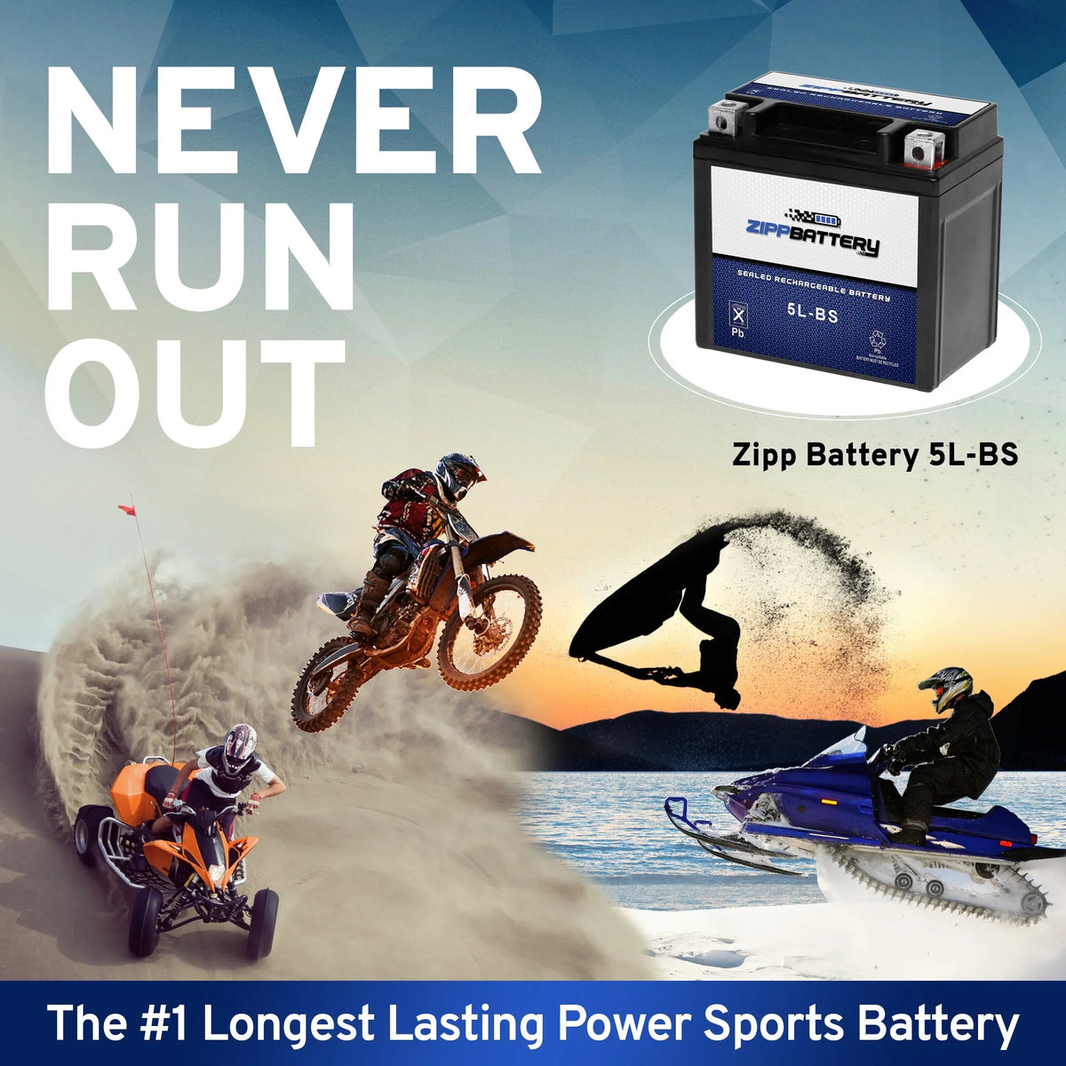 Battery Arctic Ytx5L-Bs Utility Battery 90Cc Dvx90, for 2008 Zipp Cat Atv