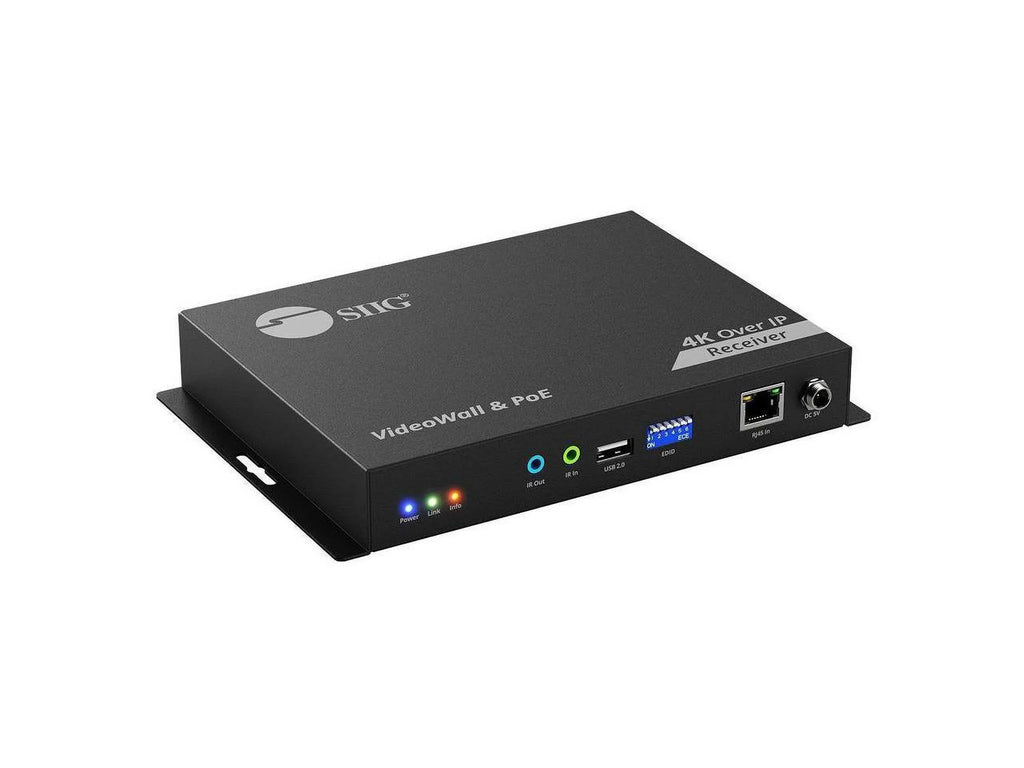 60Hz SIIG 18Gbps Decoder IP HDMI 394ft 4K Matrix RX CEH27G11S1 over