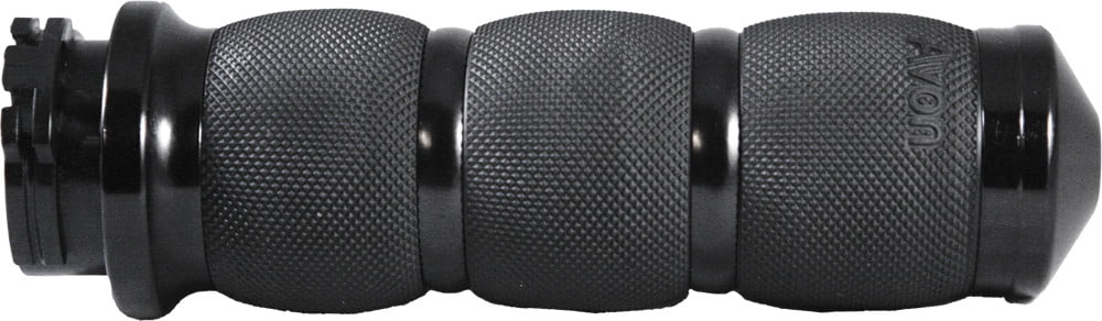 Black Grips Handlebar Avon 1" Cush (AIR-90-ANO-HT) Heated Air