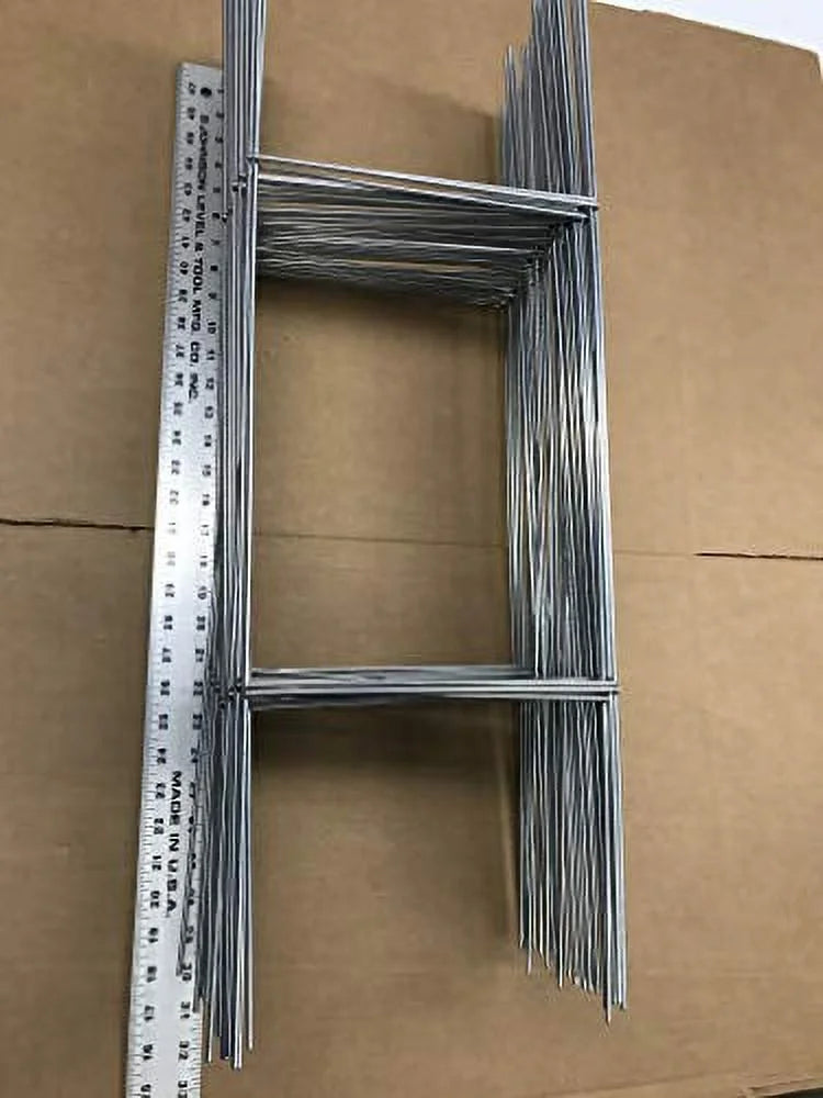 Sign 5mm Pcs 30'' Corrugated Pack Stake 30 10'' 4mm 50 Double - with Stake Tall Heavy Wide, or Use Stakes Signs of Wire - Signs, x10 Yard Stake Metal (Pkg50StaKe30'') Duty H-Frame inch 50