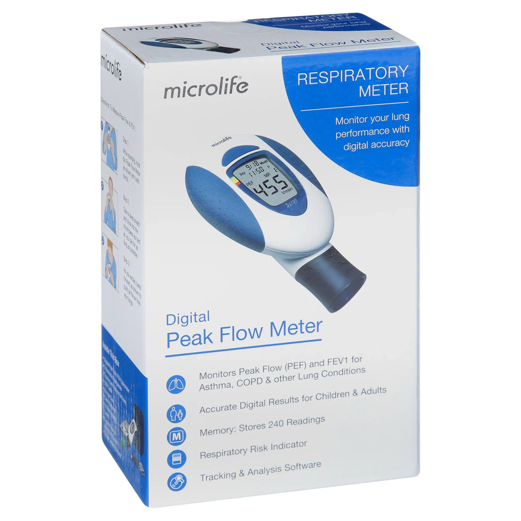 Peak Microlife Digital PF100 & Meter FEV1 Flow