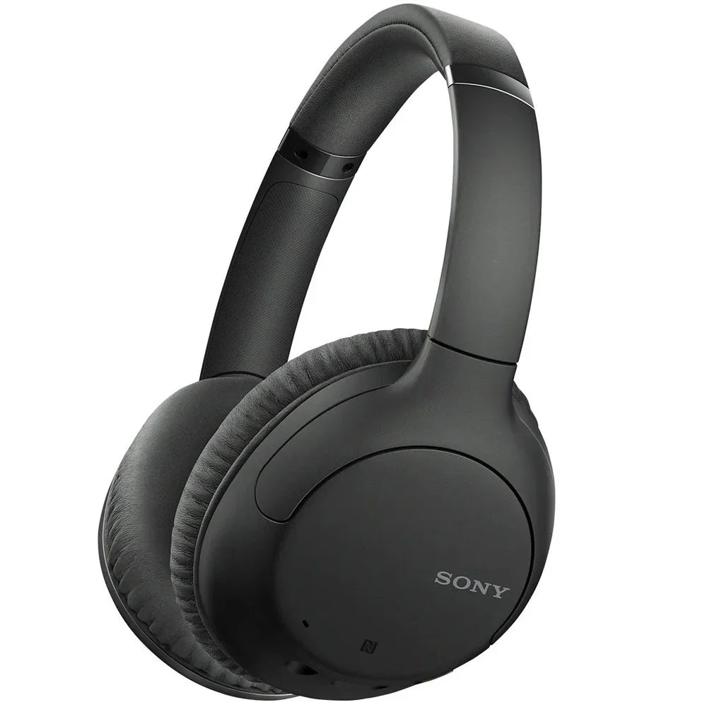 (Black) Headphones Wireless for Sony Gear Headphone WHCH710N Model with the Headphones Stand and Case WH-CH710N Deco Noise-Canceling Bundle