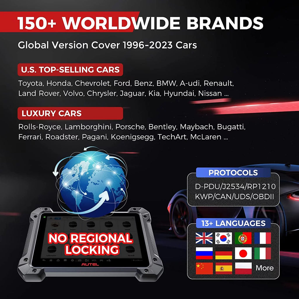 MaxiCOM 2.0 MK908 Car ECU Coding II Pass-Thru, Services,J2534 Diagnostic J2534 Bi-directional, Programming Tool Autel Pro AutoScan 38+ Scan