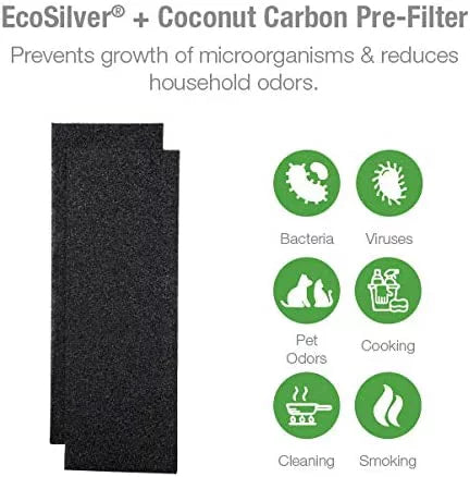 Tall HEPA - Tower Box Hunter HP600GR True Open Accent Filter Graphite Air Purifier Light