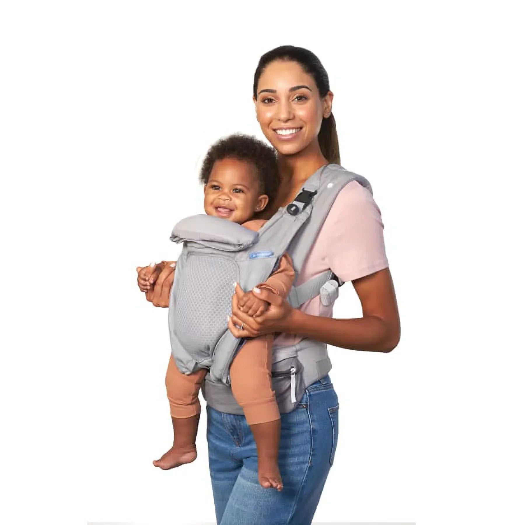 Infantino Baby Ergonomic Carrier, in-Season-5 4-Position, Layer Gray Unisex, 8-40lb,