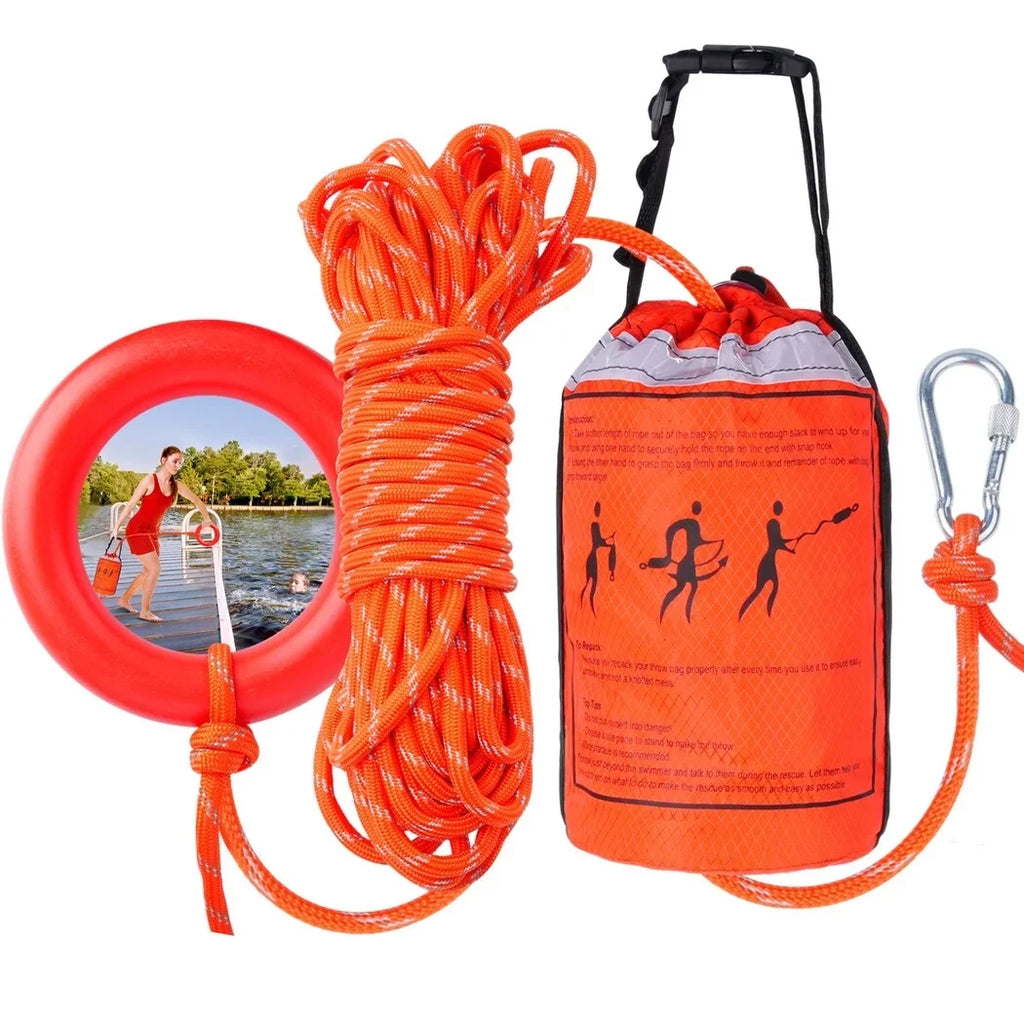Kayaking Rafting, Rope, Throw Feet of Device for and First for Equipment and with Rescue Aid Water Raft 70 Boat Bag Safety