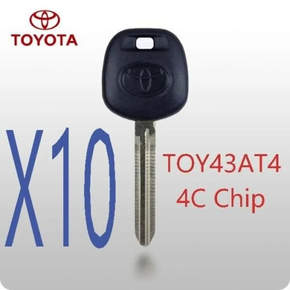 Chip Transponder TOY43AT4 VLS Toyota ) 4C TOY43 X10 ( Key