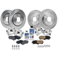 and Pads Brake Town & Dodge Ceramic Front Brake - Rear Rotors Replacement Detroit Brake Country & Calipers Disc for Kit Caravan, Axle 2008-2012 Grand Brake