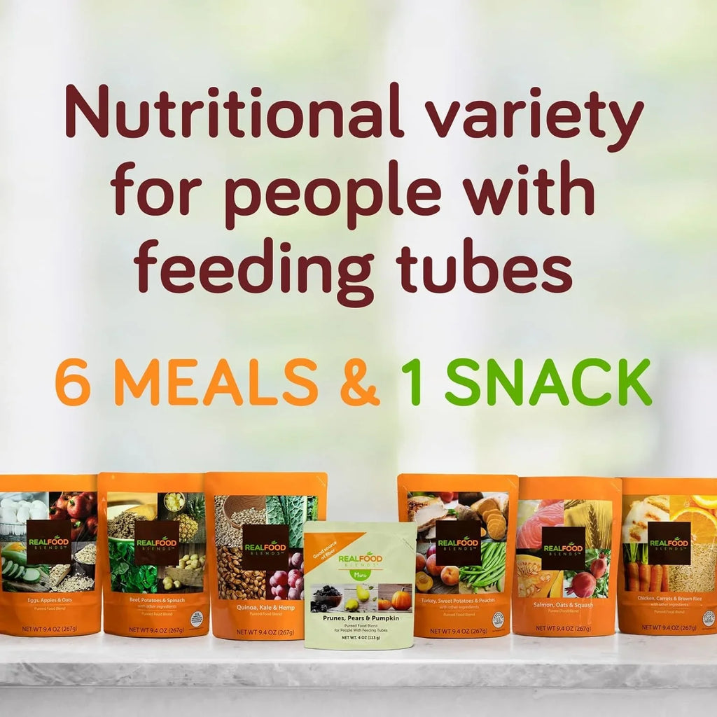 Oats Oz Meals Blends Pouch for & of 12) 9.4 (Pack - Salmon, Squash Real Fed Tube - Food People -