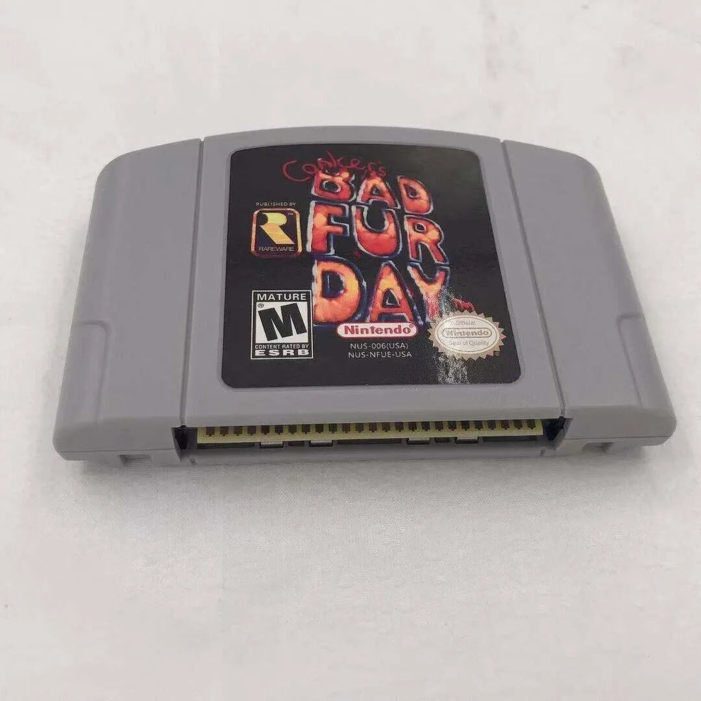 fur card game nintendo bad fd- video n64 day Conkers