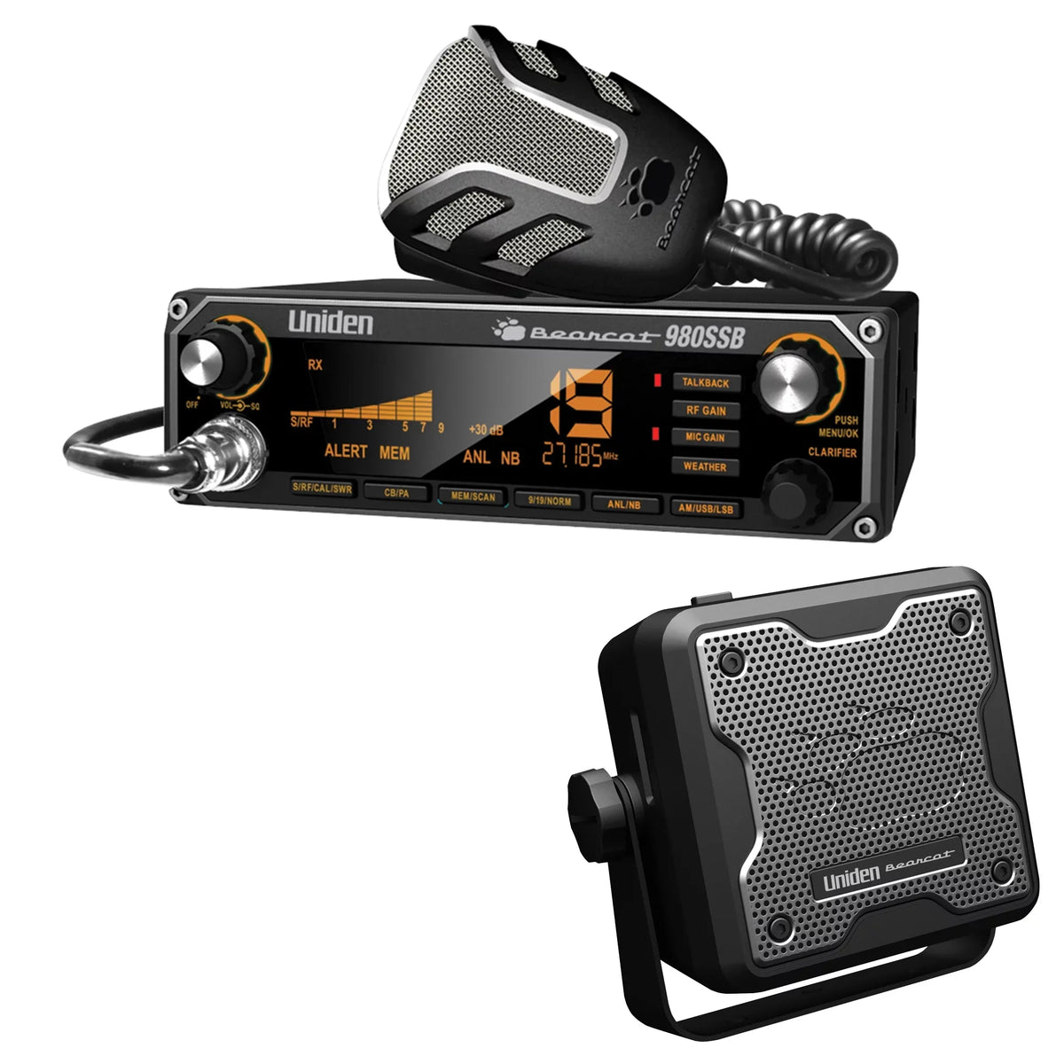 Accessory and Speaker with CB/Scanner 980SSB BEARCAT Uniden BC15 Radio SSB CB