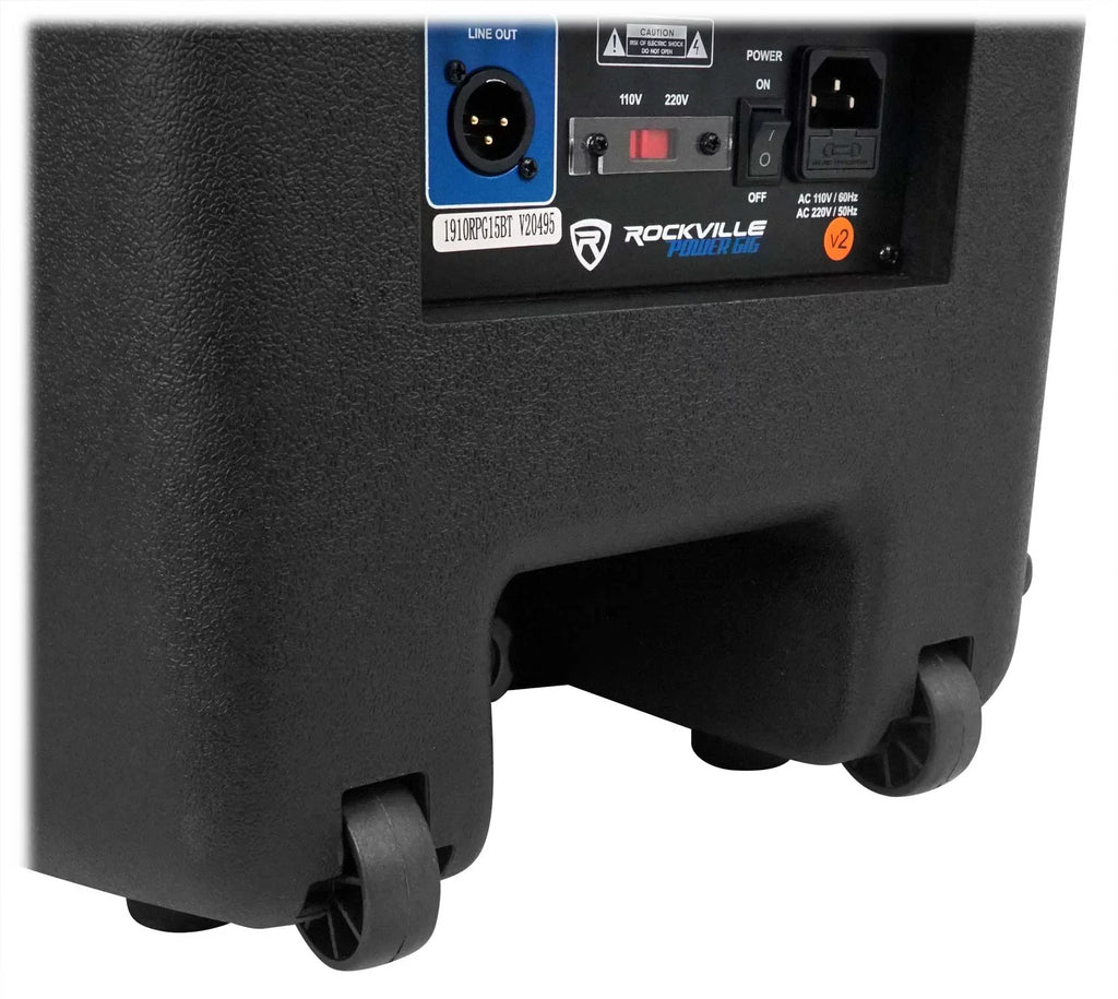 w/ Mic Headset Church System Speaker Sermons, 15" Sound Rockville Speeches For