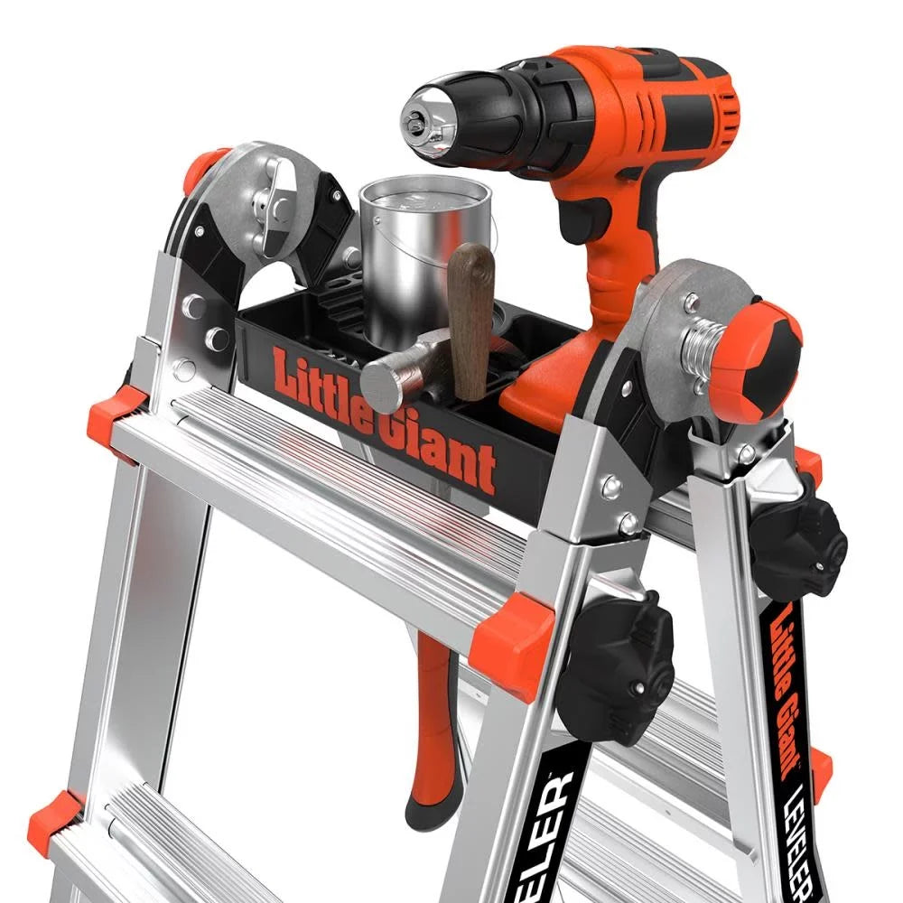 Articulating Safety Tool Ladder Giant Tray Little