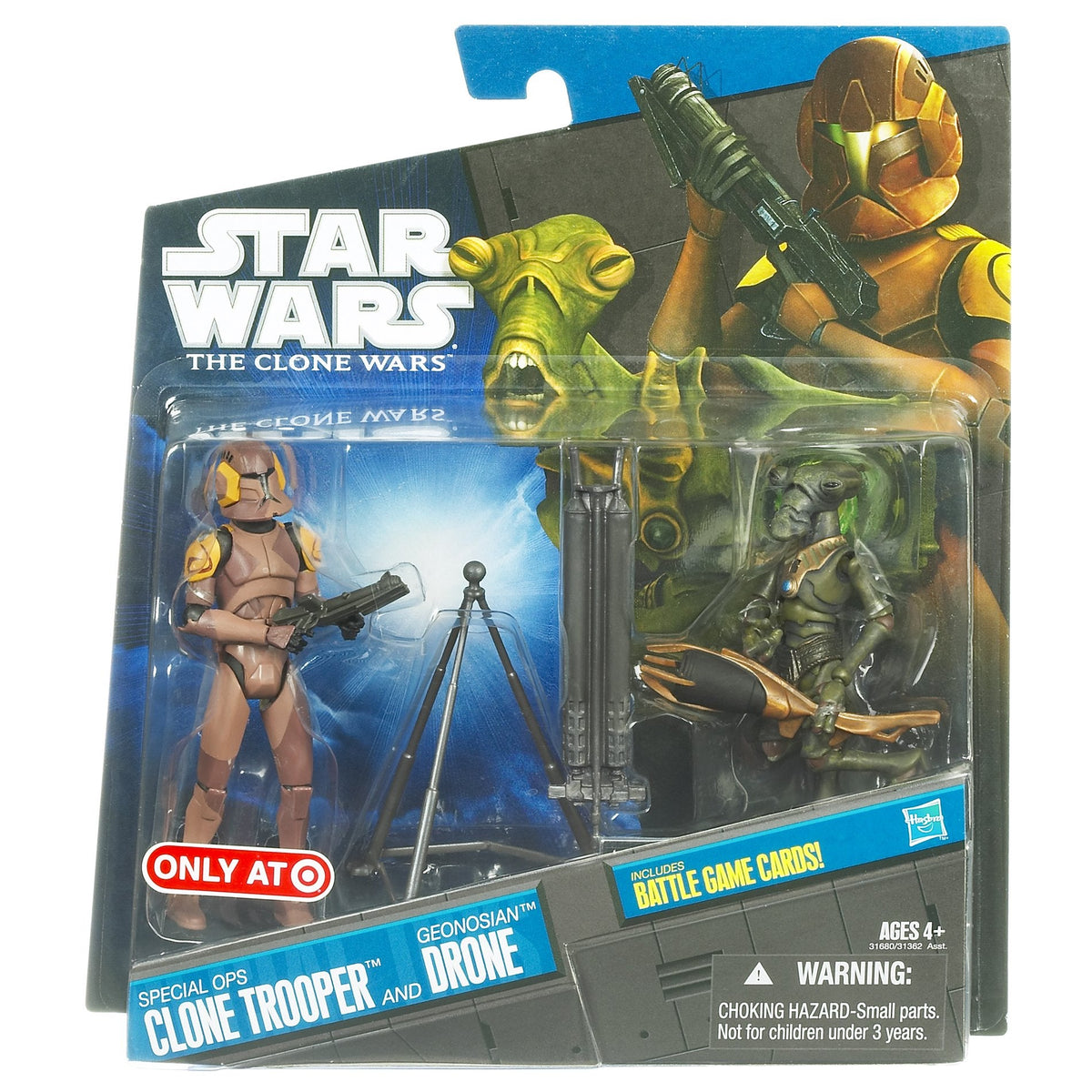 Action 2011 Wars Trooper Clone Geonosian 2-Pack Special Figure Drone & Ops Star