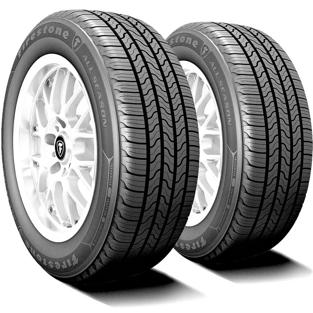 Set AS 4 Season All (FOUR) All A/S of 215/60R17 Firestone 96T Tires Season