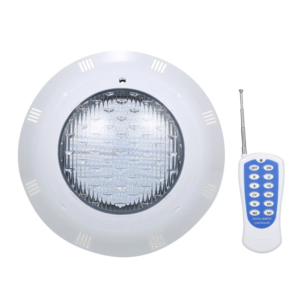 RGB LED Pool IP68 with Swimming Light Remote Waterproof AC12V Pool Changing Control Color 7 45W Underwater Lights Lamp