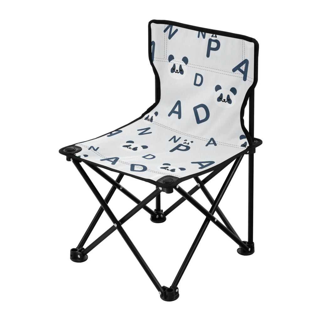 Kids Chair Small Chair Alphabet Folding Bag Camping for Portable and Chair Fishing Pandas Chair with Lawn Outdoor Beach Carry Cartoon