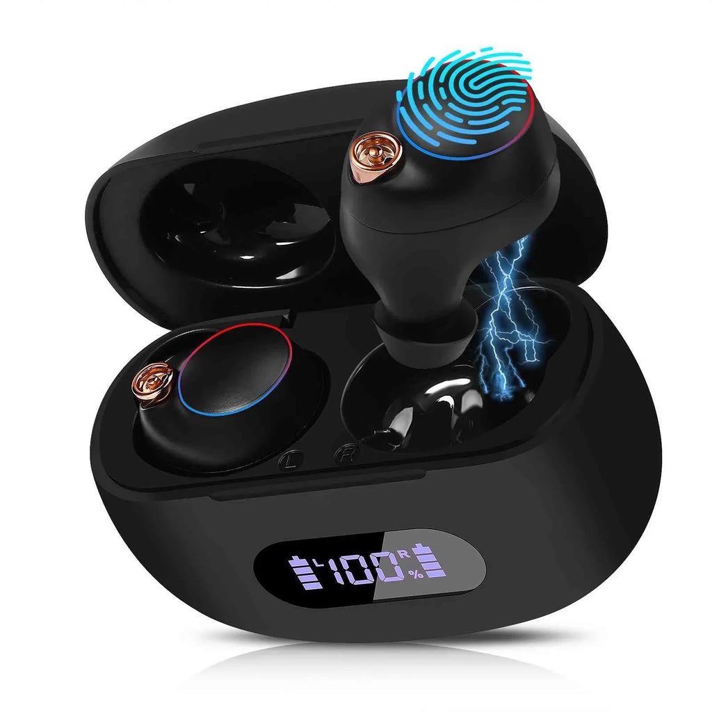 Case, 5.2 Dual Compatible Boost Bass M7 Tab Bluetooth True Connection, Wireless with Bluetooth Gen) Water (3rd Lenovo Resistance, + IPX5 Connect, UrbanX Charging Balanced, Black, Earbuds