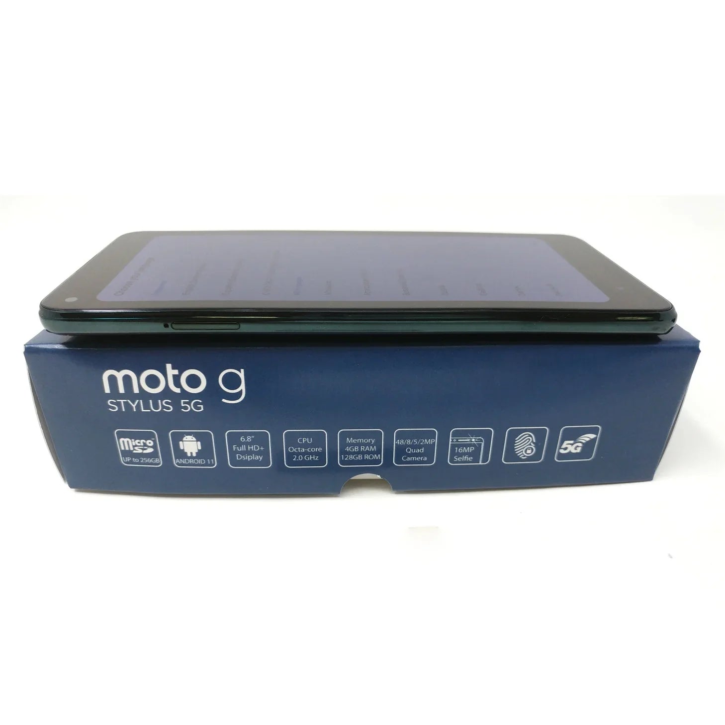 Cosmic XT2131-3 2021 Box 6.8" Phone Motorola 5G Emerald RAM 4GB Open Moto Stylus 128GB - G Unlocked